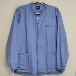 Workforce Women's XL Zip-up Scrub Jacket